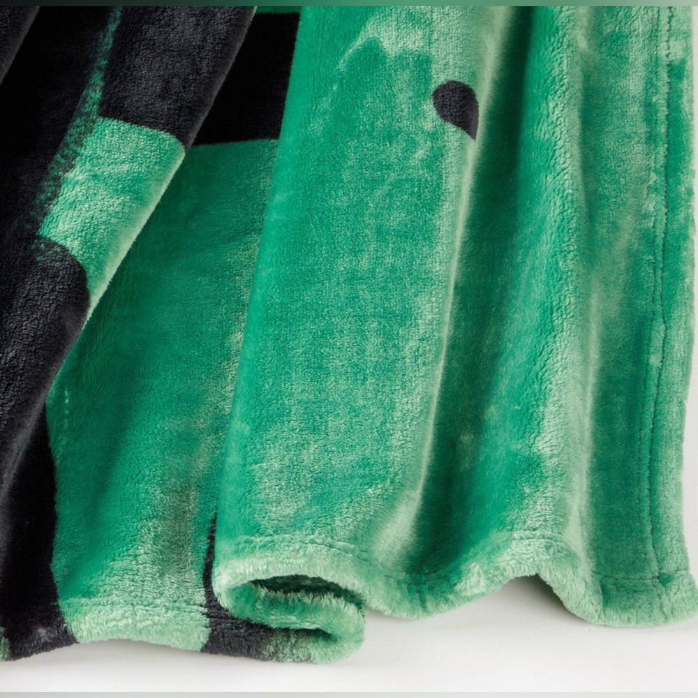 🚫SOLD🚫 “Wicked” Elphaba Micro Raschel Throw - 60”x70” - Picture 8 of 8